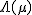 \Lambda(\mu)