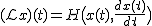 (\mathcal{L}x)(t)=H\bigl(x(t),\frac{d x(t)}{dt}\bigr)