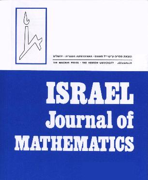 Israel Journal of Mathematics