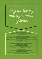 Ergodic Theory & Dynamical Systems
